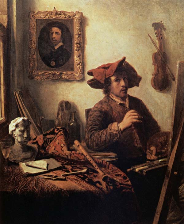 Job Berckheyde The Painter in his Studio